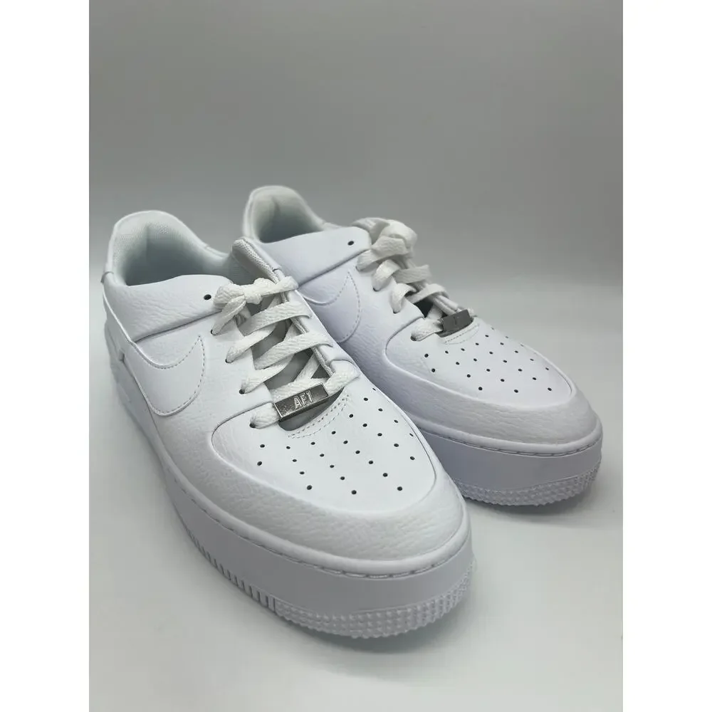 Nike Air Force 1 AF1 Sage Low Women's Shoes AR5339 100 White Size 11 - Picture 11 of 16